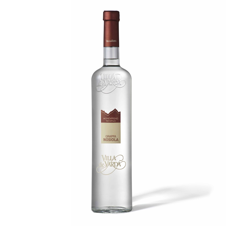 grappa di nosiola villa de varda